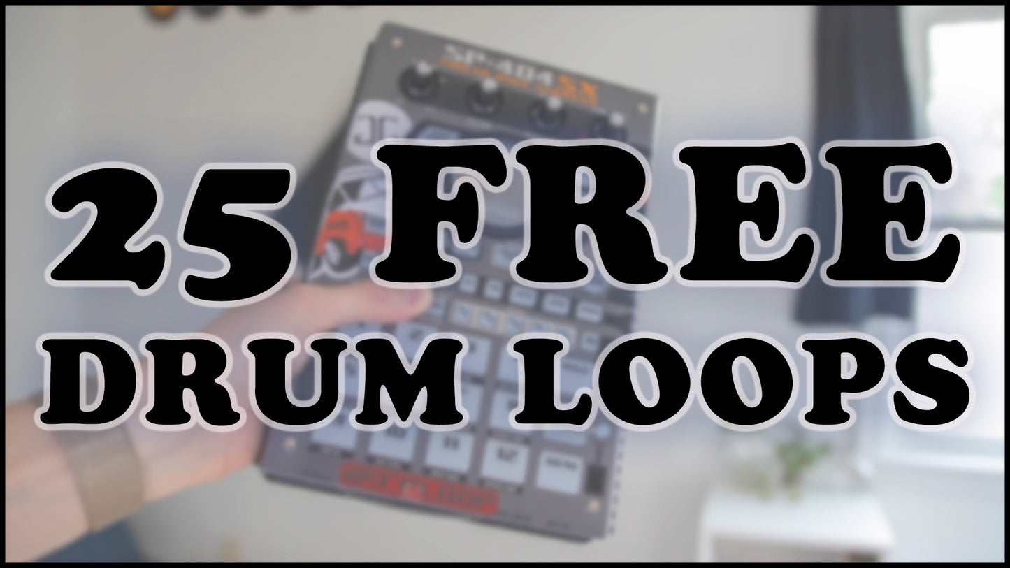 25 FREE Drum Loops | FREE LoFi and Boom Bap Drum Breaks