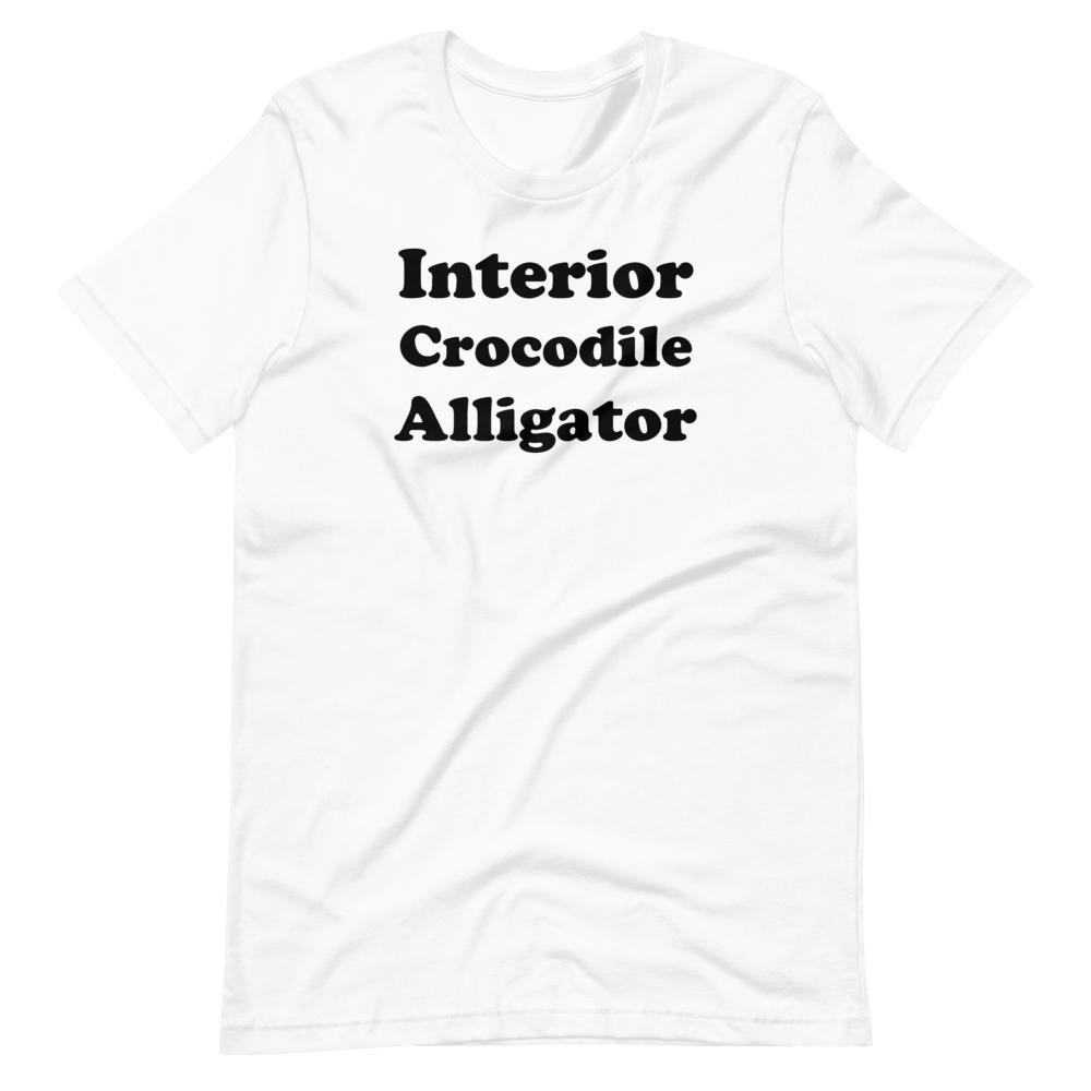 Interior crocodile 2025 alligator shirt